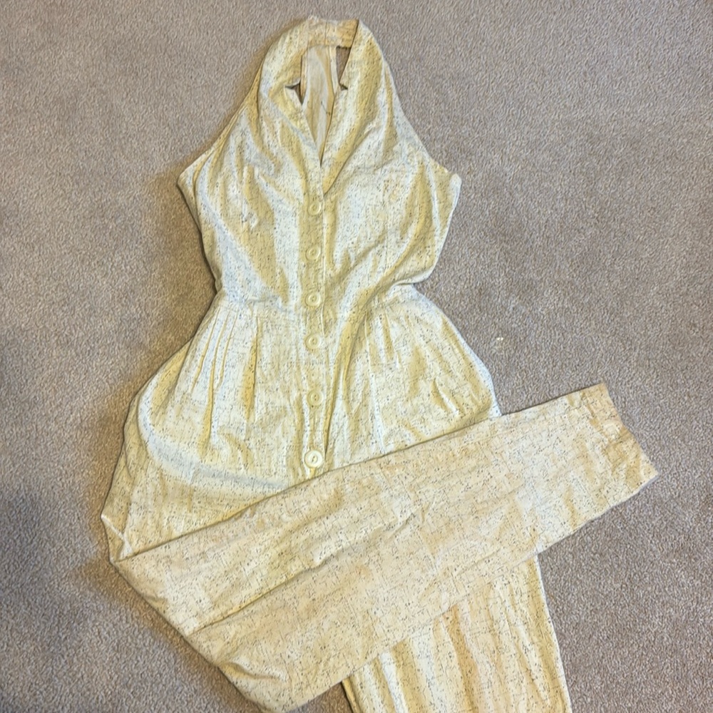 Vintage yellow jumpsuit